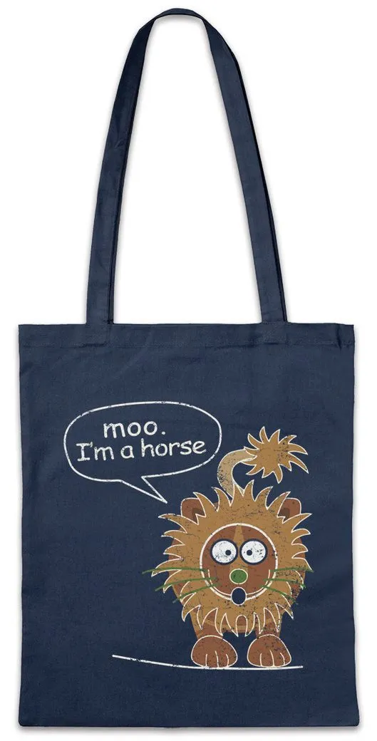 Urban Backwoods Beuteltasche Moo I'm A Horse Stofftasche Modern Fun Family Philip Humphrey „Phil“ (1-tlg), Dunphy Cameron Tucker