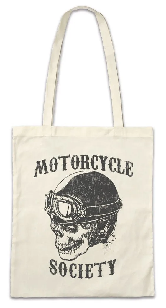 Urban Backwoods Beuteltasche Motorcycle Society Stofftasche Biker Club MC Rocker Adler Eagle Biker (1-tlg), Outlaw Chopper Motorrad Motorcycle