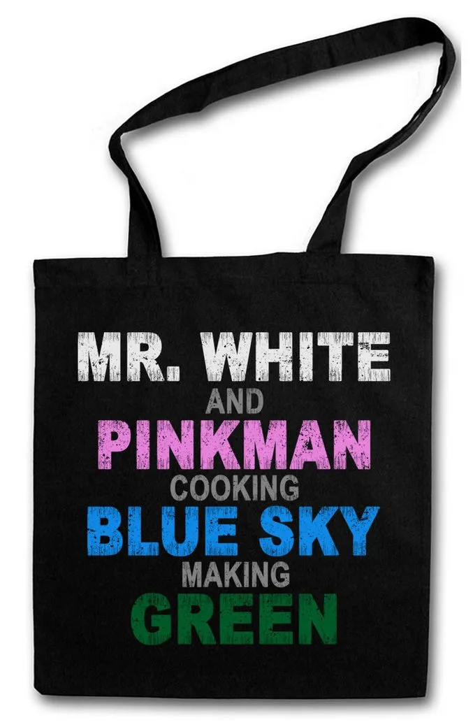 Urban Backwoods Beuteltasche Mr. White & Pinkman Cooking Stofftasche Walter Breaking Ehrmantraut (1-tlg), Bad Crystal Pinkman Let's