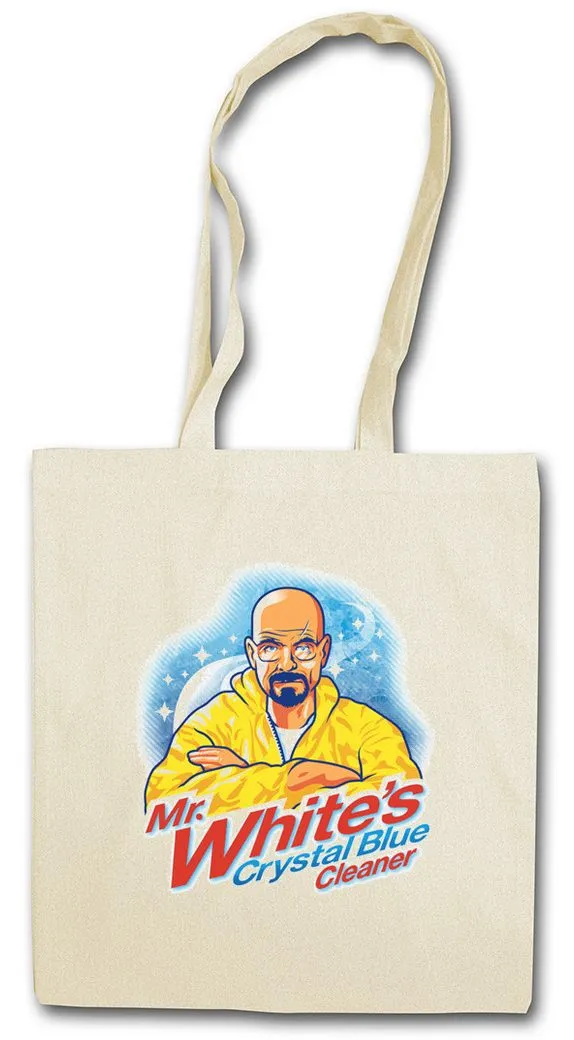 Urban Backwoods Beuteltasche Mr. White's Crystal Blue Cleaner Stofftasche Walter Breaking White (1-tlg), Ehrmantraut Bad Crystal Pinkman
