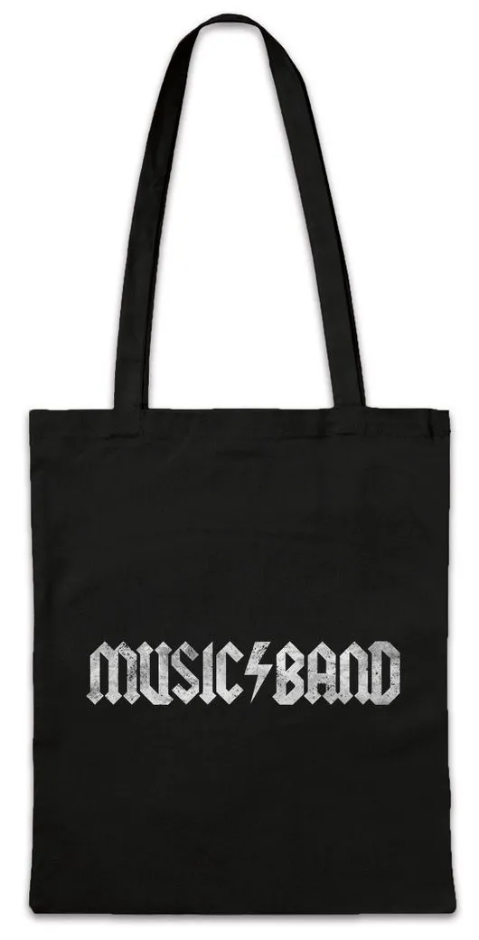 Urban Backwoods Beuteltasche Music Band Stofftasche Gitarre Musik Punk Death Heavy Metal Hard Rock (1-tlg), E-Gitarre Gitarrist Skull Totenkopf