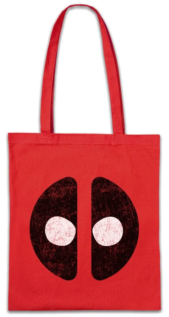 Urban Backwoods Beuteltasche Mutant Mask Stofftasche Symbol Superhero Comic Movie Logo Sign (1-tlg), Deadpool Kult Maske Reynolds