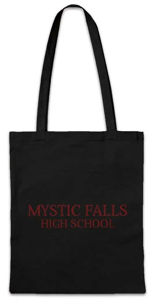 Urban Backwoods Beuteltasche Mystic Falls High School Stofftasche Vampire Schule School Vampir Sign (1-tlg), Diaries Symbol Team