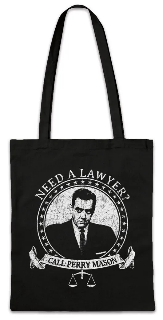 Urban Backwoods Beuteltasche Need A Lawyer Stofftasche Perry Strafverteidiger Anwalt Verteidiger (1-tlg), Rechtsanwalt Mason Criminal Defense