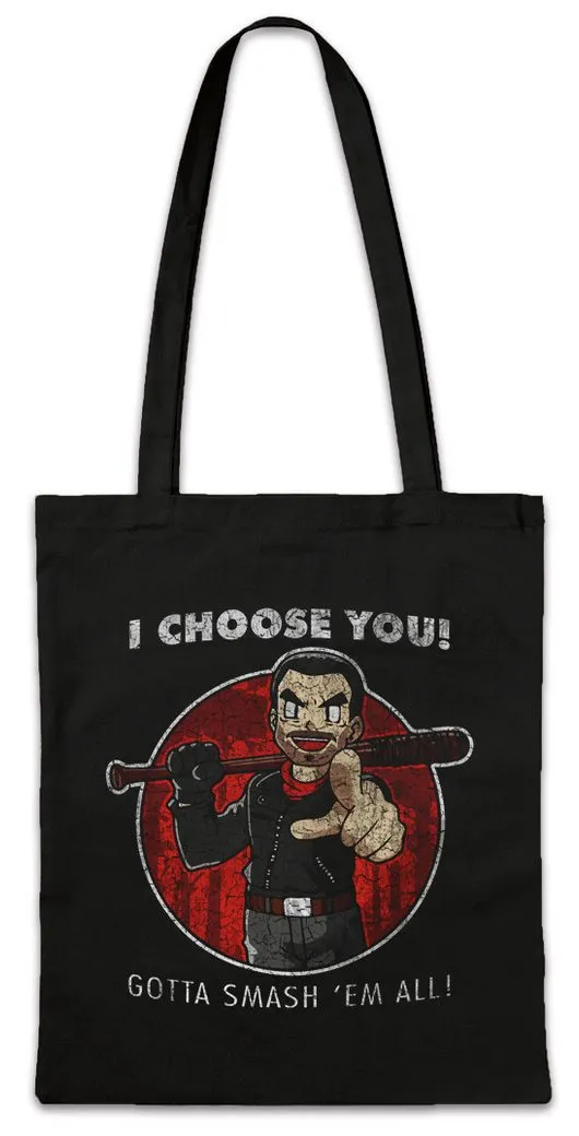 Urban Backwoods Beuteltasche Negan Choose You Stofftasche Walking Zombie Walkers Dead Lucille (1-tlg), Baseballschläger Horror Series Living