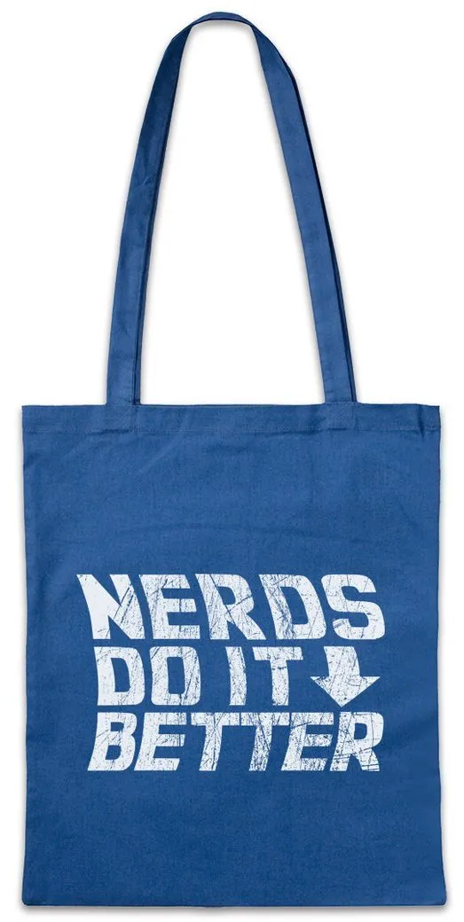 Urban Backwoods Beuteltasche Nerds Do It Better Stofftasche Jerk Geek Nerd Freak Gamer Science (1-tlg), Scientist Teacher Lehrer Computer