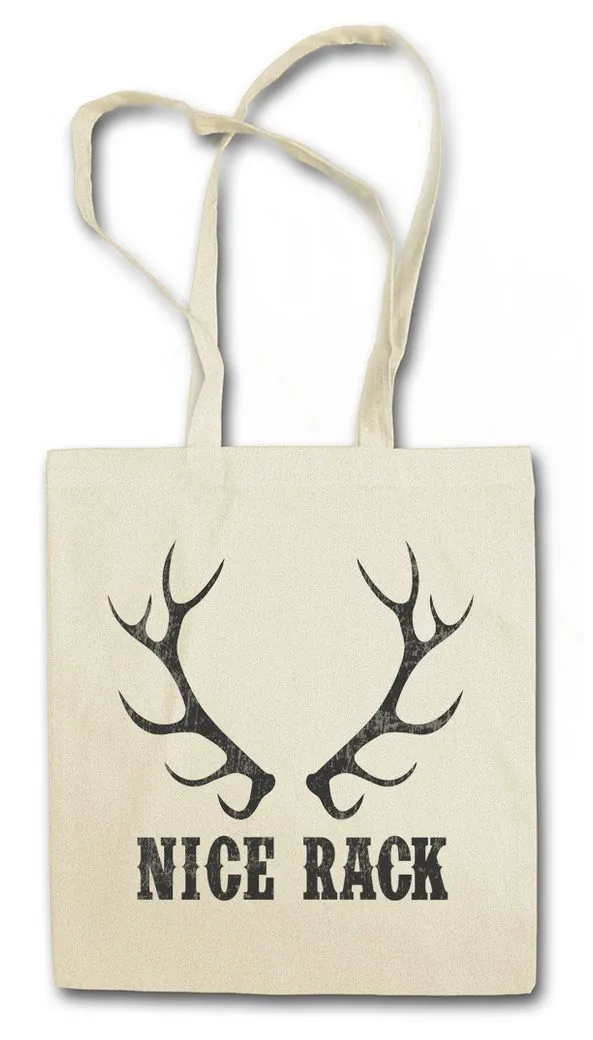 Urban Backwoods Beuteltasche Nice Rack Stofftasche Hirsch Reh Jagd Jäger Bär Geweih Deer Bear Fun (1-tlg), Hunt Antlers Hunter Sport