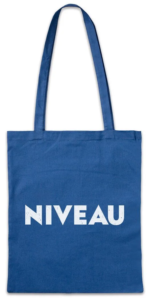 Urban Backwoods Beuteltasche Niveau I Stofftasche Quote Joke Humor Ist Keine Creme Fasching (1-tlg), Karneval Funshirt Spruch Retro