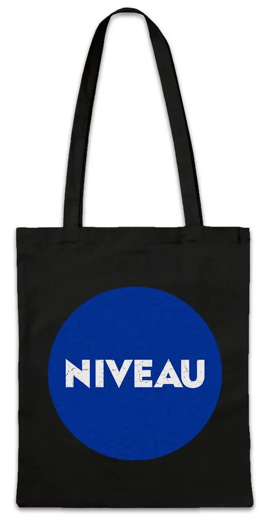 Urban Backwoods Beuteltasche Niveau II Stofftasche Quote Joke Humor Ist Keine Creme Fasching (1-tlg), Karneval Funshirt Spruch Retro