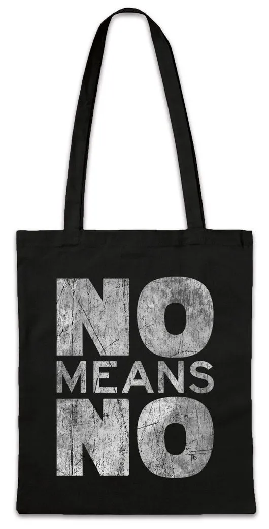 Urban Backwoods Beuteltasche No Means No Stofftasche Sexism Emanzipation Feminismus Sexismus (1-tlg), Gleichberechtigung Feministin Gleiche Rechte