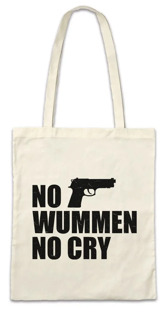 Urban Backwoods Beuteltasche No Wummen No Cry Stofftasche Pazifismus Reggae Jamaica Irie Jah Fun (1-tlg), Zion No Against War