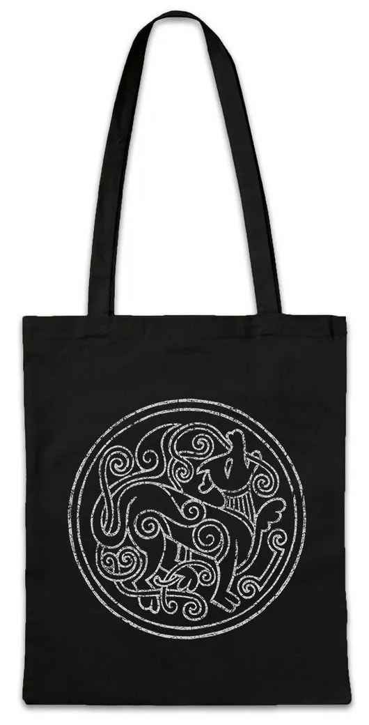Urban Backwoods Beuteltasche Norse Circle Stofftasche Hugin Munin Walhalla Raben Odhin Wikinger (1-tlg), Vikings Wotan Thor Loki