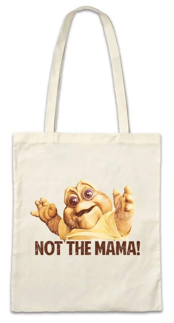 Urban Backwoods Beuteltasche Not The Mama Stofftasche Logo Die Zeichen Company Dinosaurs Symbol (1-tlg), Sign Logo Firmenlogo