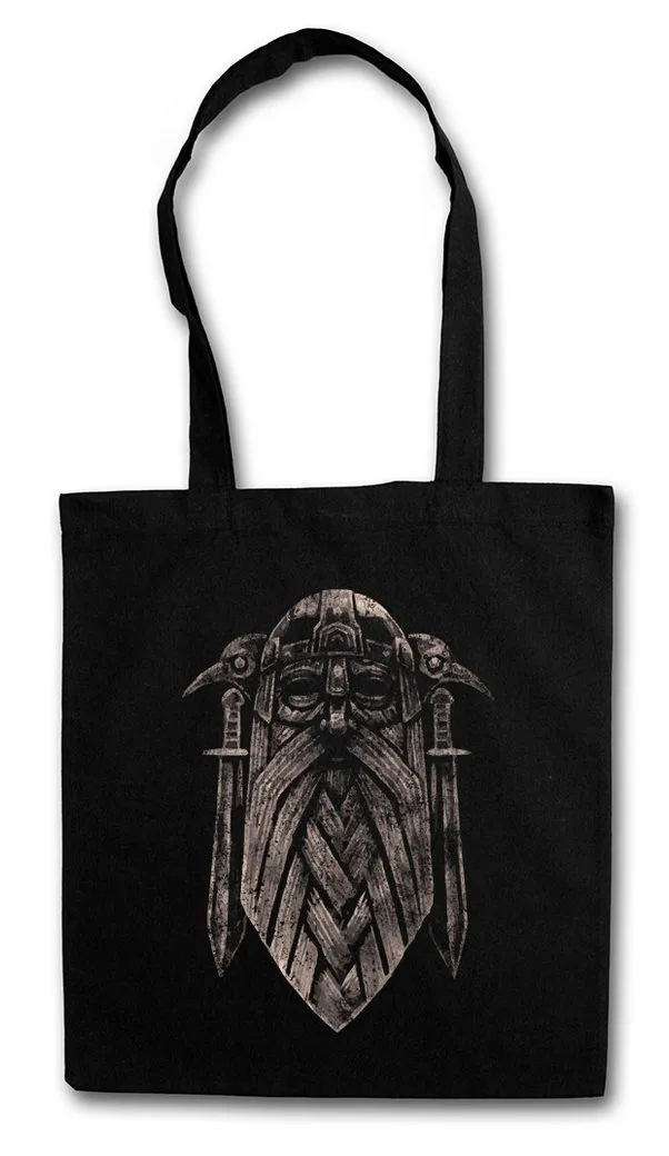 Urban Backwoods Beuteltasche Odhin IX Stofftasche Wölfe Thor Paganismus Wikinger Tyr Heidentum (1-tlg), Mjölnir Loki Midgard Vikings