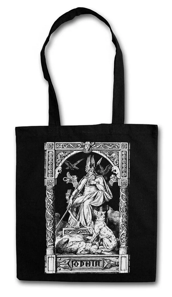Urban Backwoods Beuteltasche Odhin Viking Stofftasche Odin Thor Mjölnir Loki Midgard Wikinger Tyr (1-tlg), Kelten Vikings Asgard Walhalla
