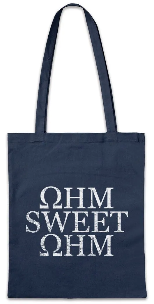 Urban Backwoods Beuteltasche Ohm Sweet Ohm Stofftasche Widerstand Resistance Lehrer Fun Teacher (1-tlg), Professor Nerd Geek science