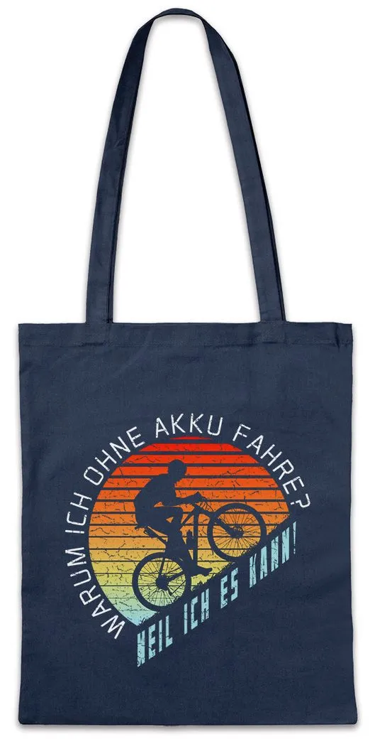 Urban Backwoods Beuteltasche Ohne Akku Stofftasche Anti E-Bike Mountainbike Fun Fahrrad Rennrad (1-tlg), Sport MTB Downhill Fun