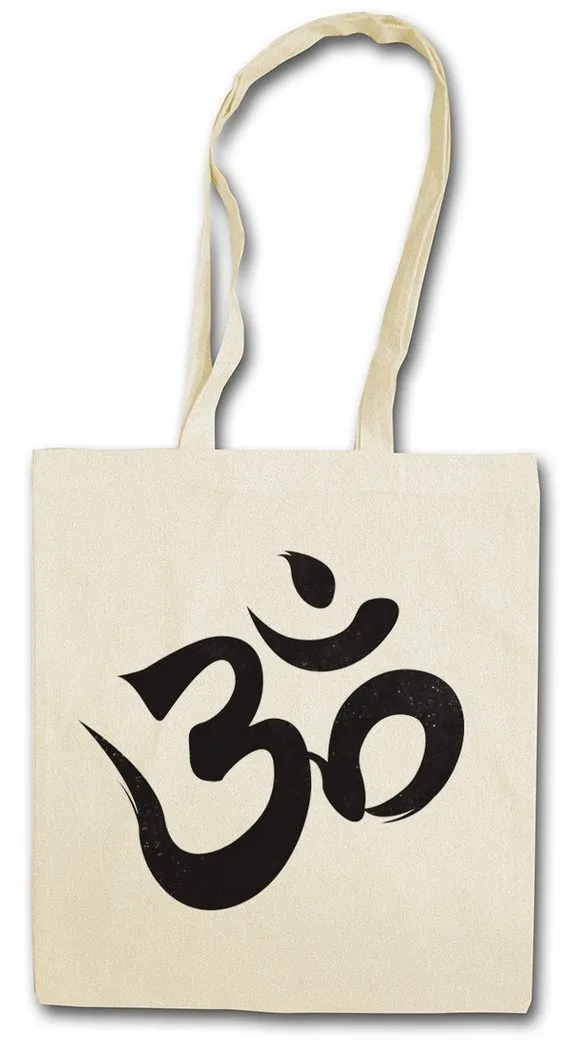 Urban Backwoods Beuteltasche Om Sign Logo Stofftasche Indien ShIva Buddha Buddhismus Govinda (1-tlg), Siddartha Gotama Buddhism India