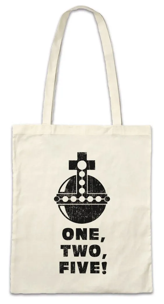 Urban Backwoods Beuteltasche One Two Five Stofftasche Monty Fun Knights Python and the holy grail (1-tlg), Ni Ritter der Kokosnuß