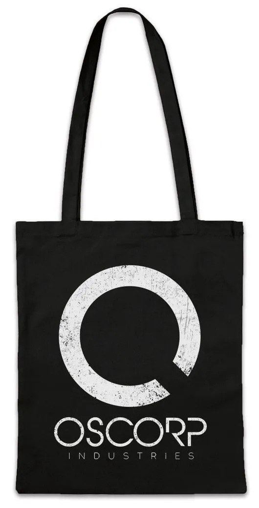 Urban Backwoods Beuteltasche Oscorp Industries Logo Stofftasche Osbourne Symbol Amazing Elektro (1-tlg), Green Spider Norman Man