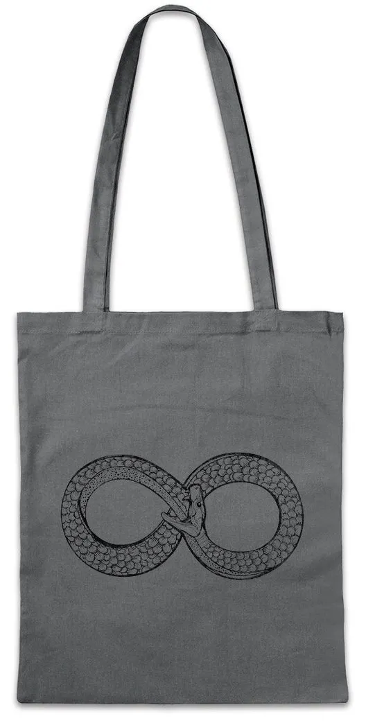Urban Backwoods Beuteltasche Ouroboros Infinity Stofftasche Uroboros Schlange Ancient Myths (1-tlg), Mythologie Snake Eternal Cycle