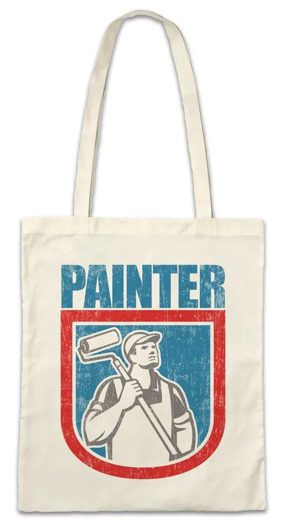 Urban Backwoods Beuteltasche Painter I Stofftasche Maler Artist Lackierer Handwerk Künstler (1-tlg), Anstreicher Verputzer Beruf Job
