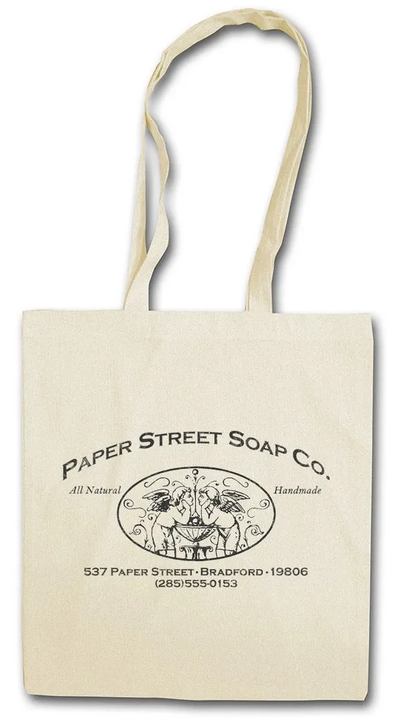 Urban Backwoods Beuteltasche Paper Street Soap Co. Stofftasche Fight Movie Club Sign Insignia Logo (1-tlg), Company Tyler Film Durden