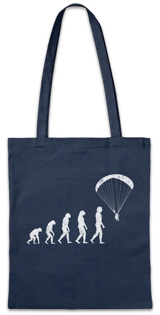Urban Backwoods Beuteltasche Paragliding Evolution Stofftasche Charles Sport Darwin Fallschirm (1-tlg), Springen Fallschirmspringer Paraglider Sport