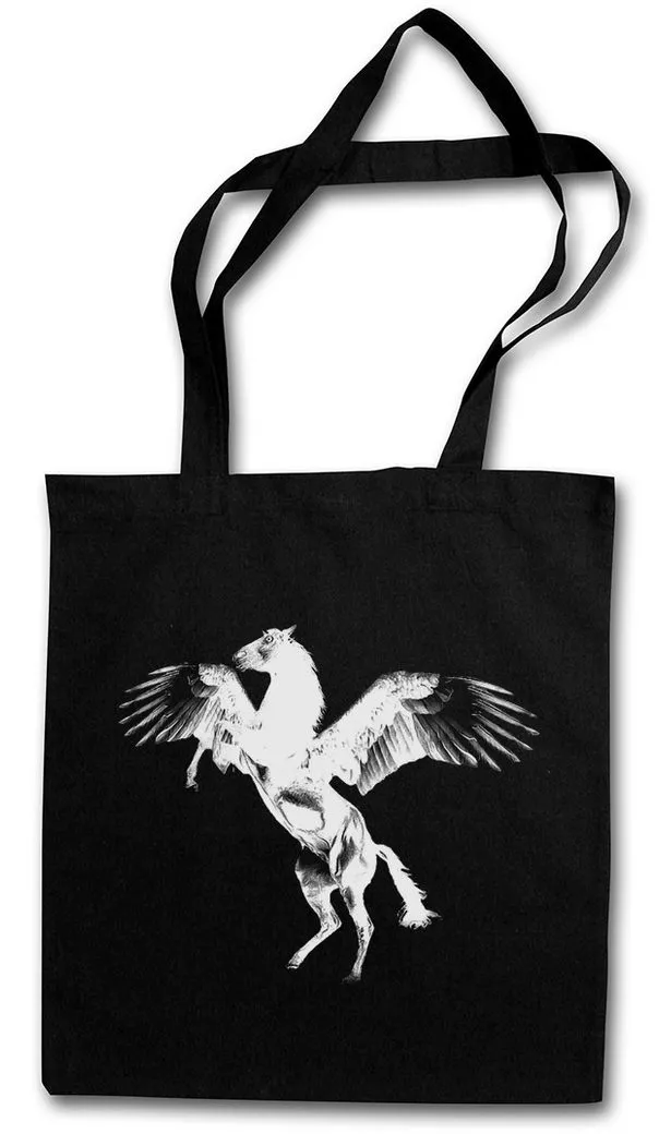 Urban Backwoods Beuteltasche Pegasus II Stofftasche Flying Pegasi Pferd Horse Greek Mythology (1-tlg), Geflügeltes Griechenland Zeus Olymp
