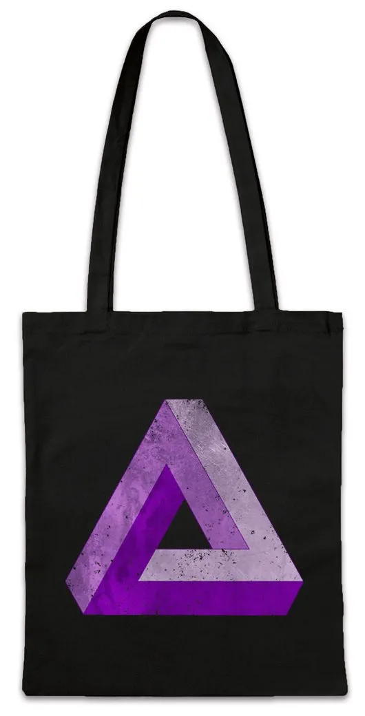 Urban Backwoods Beuteltasche Penrose Logo Sign V Stofftasche Big Geek Triangle Bang Freak TBBT (1-tlg), Theory Parkett Treppe Nerd