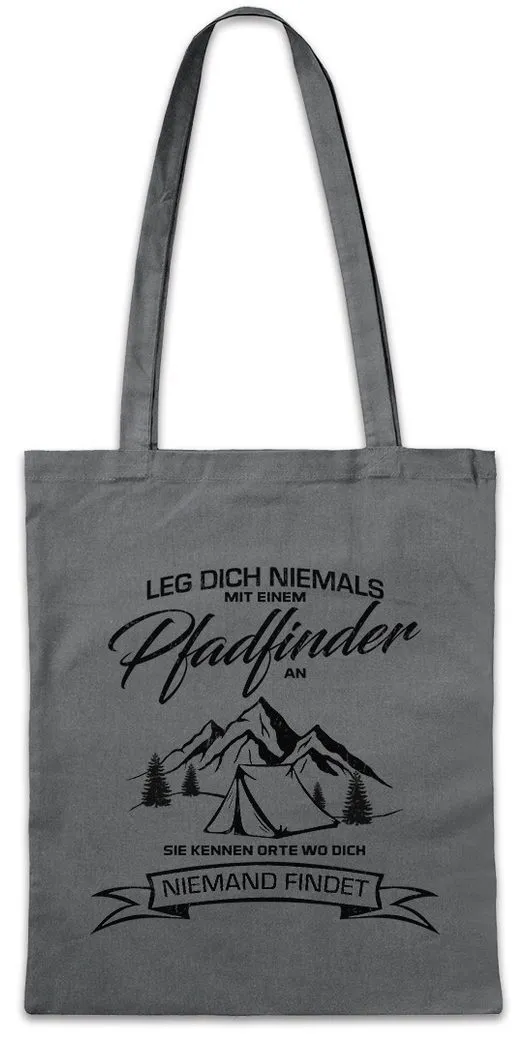 Urban Backwoods Beuteltasche Pfadfinder Stofftasche Camping Outdoor Survival Lost Outback Verein (1-tlg), Fun Places Zelt Spaß