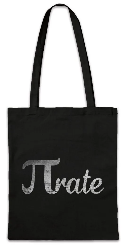 Urban Backwoods Beuteltasche Pirate Stofftasche Pi Piraten Lehrer Teacher Professor Nerd Geek Mathe (1-tlg), Mathelehrer Maths Mathematik Wissenschaftler