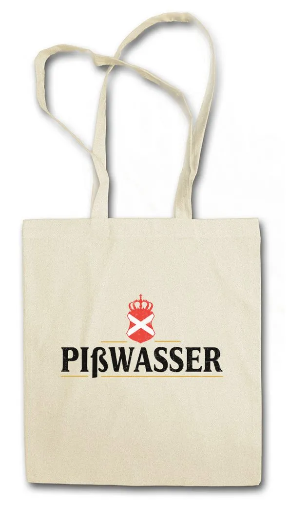 Urban Backwoods Beuteltasche Pißwasser Stofftasche Shirt Brewery Brauerei Bier VG Fun Alcohol Video (1-tlg), Game Stout Whitetrash