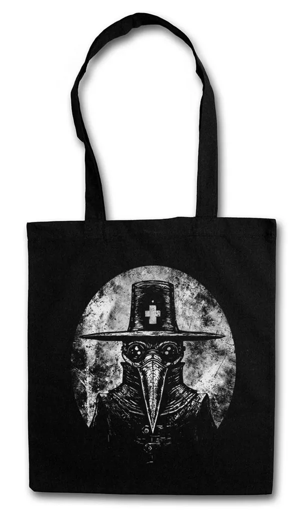 Urban Backwoods Beuteltasche Plague Doctor I Stofftasche Black Death The Beulenpest Maske Pest (1-tlg), Schwarzer Tod Maske Arzt