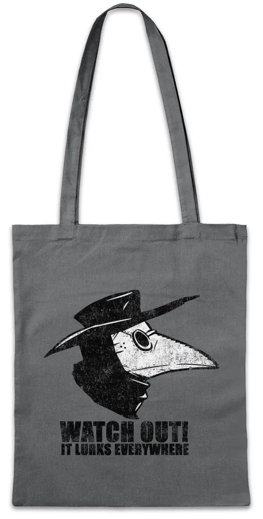 Urban Backwoods Beuteltasche Plague Doctor II Stofftasche Black Death The Plague Pest Beulenpest (1-tlg), Schwarzer Tod Maske Mask