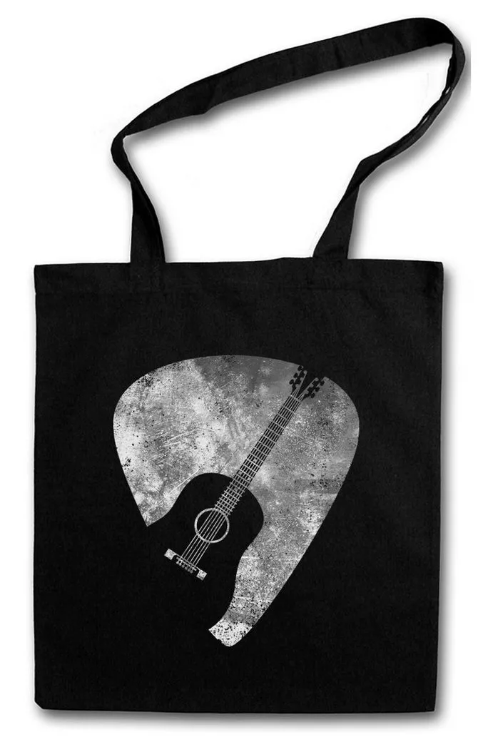 Urban Backwoods Beuteltasche Plectrum Stofftasche Guitar Gitarren Plektrum Pick Gitarrist Musiker (1-tlg), Flatpick Music Gitarre Rock