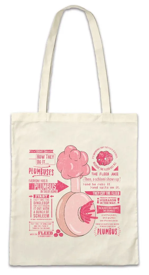 Urban Backwoods Beuteltasche Plumbus Stofftasche Now I'm A Rick Sanchez Beth Smith Jerry Rick (1-tlg), Adventures Morty TV Maschine