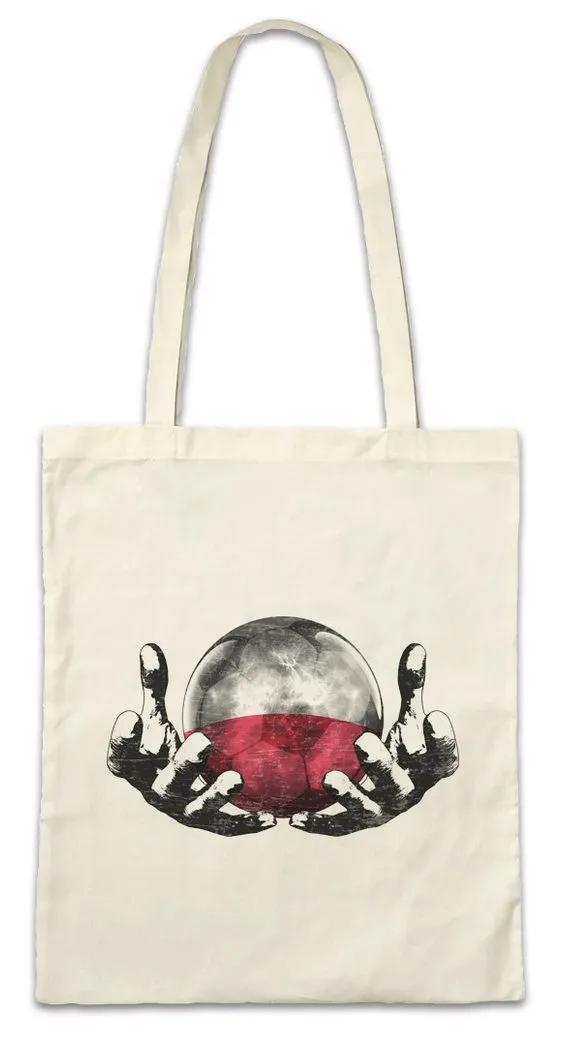Urban Backwoods Beuteltasche Poland Football Magic Ball Stofftasche Polen Polnisch Polnische Fahne (1-tlg), Polish Fußball Fussball Komet