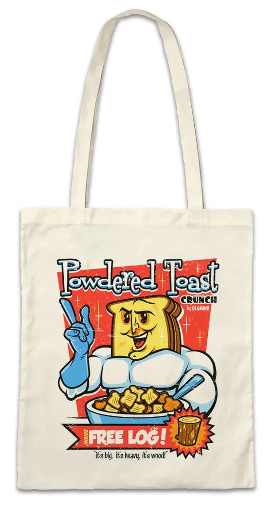 Urban Backwoods Beuteltasche Powdered Toast Men Stofftasche Ren TV Series Cartoon & Stimpy And Fun (1-tlg), Serie Kult