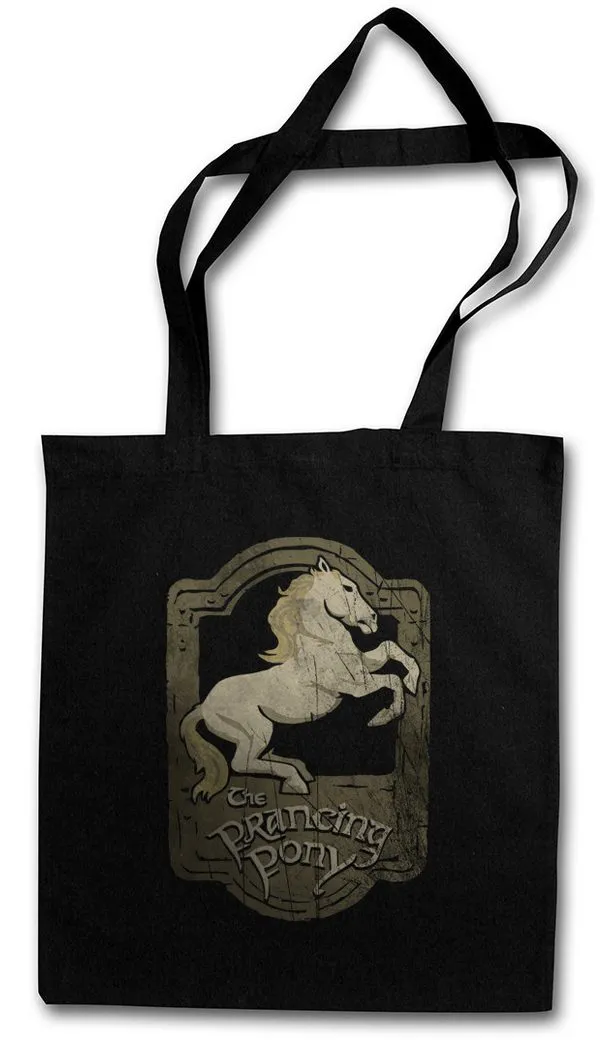 Urban Backwoods Beuteltasche Prancing Pony Stofftasche Herr Lord Zum der das Gasthaus Of The Ringe (1-tlg), Pony Inn Rings