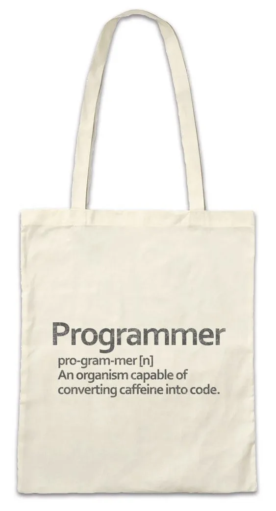 Urban Backwoods Beuteltasche Programmer Stofftasche Admin Informatiker Informatik Computer Geek (1-tlg), Nerd Science Scientist Wissenschaft