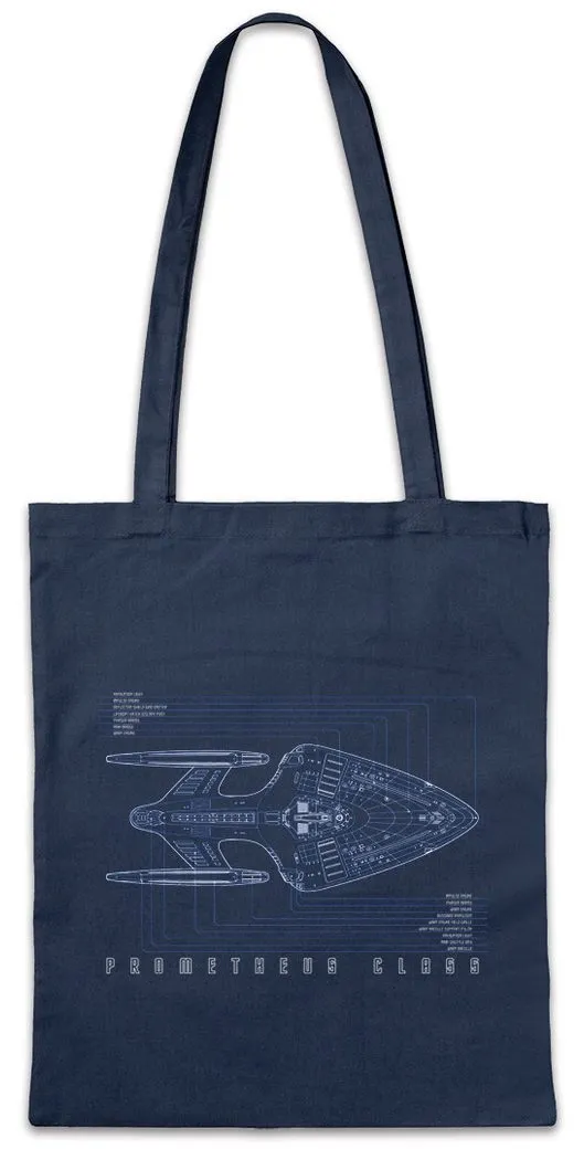 Urban Backwoods Beuteltasche Prometheus Class Stofftasche Raumschiff Science Fiction U.S.S. Star (1-tlg), Class Federation Ship Trek