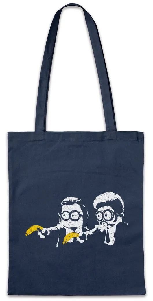 Urban Backwoods Beuteltasche Pulp Banana Stofftasche Fiction Vincent Quentin Mia Vega Wallace (1-tlg), Tarantino Geek Film Nerd
