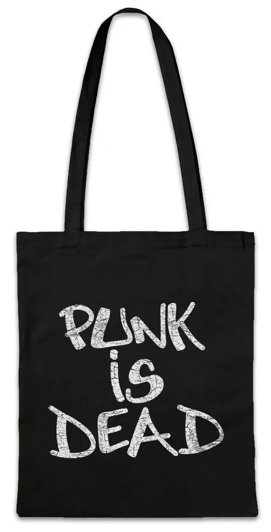 Urban Backwoods Beuteltasche Punk Is Dead Stofftasche Rock Anarchy UK England Mod New Wave Sid (1-tlg), Metal Music DJ MC