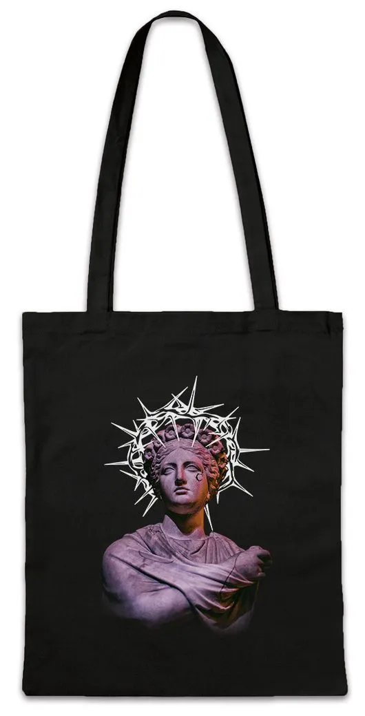 Urban Backwoods Beuteltasche Queen Of Thorns Stofftasche Dark Gothic Vampire Dornen Maria (1-tlg), Dornenkrone Tattoo Modern Art
