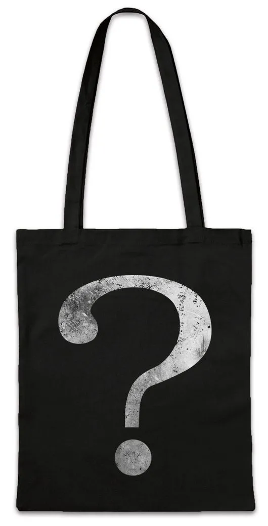Urban Backwoods Beuteltasche Questionmark Stofftasche Lehrer Fun Teacher Professor Nerd Geek (1-tlg), Science Wissenschaft Lehrer Fragezeichen