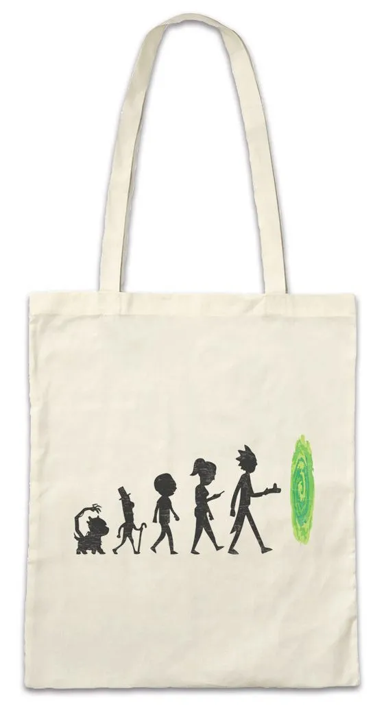 Urban Backwoods Beuteltasche R And M MultIVerse Stofftasche Rick The Sanchez Beth Smith Jerry Flash (1-tlg), Rick Star Labs Morty