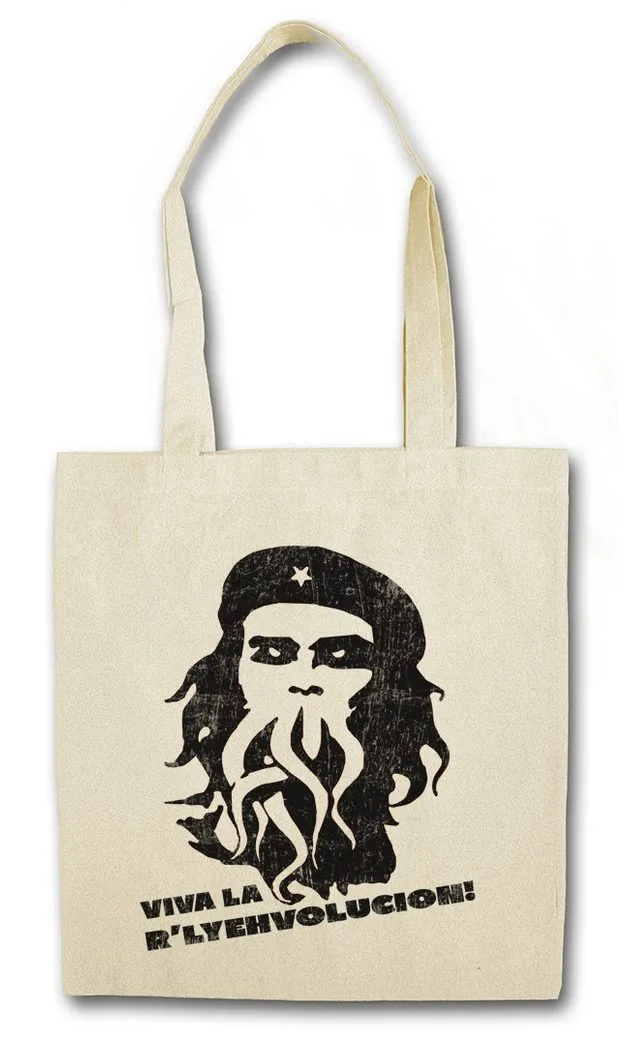 Urban Backwoods Beuteltasche R'ylehvolucion Stofftasche Karl Sozialismus Cthulhu Obey Call Marx (1-tlg), Kommunismus Friedrich Engels Lenin