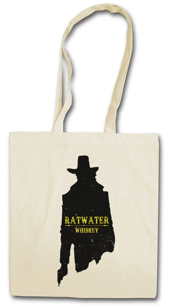 Urban Backwoods Beuteltasche Ratwater Whiskey Stofftasche Whisky Jesse Comic Preacher Cassidy (1-tlg), Custer Texas TV Series