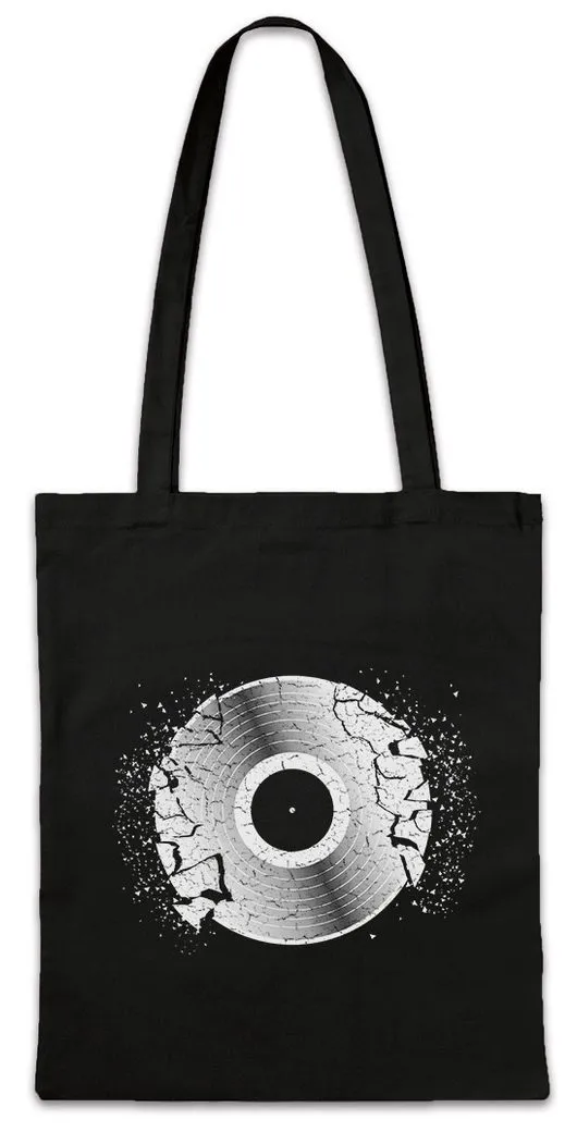 Urban Backwoods Beuteltasche Record Explosion Stofftasche Schallplatte DJ Club Techno Auflegen (1-tlg), Freak Fan